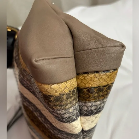 Daniella Lehavi (Made in Israel) Snakeskin Crossbody Bag, VGUC. - Picture 4 of 15